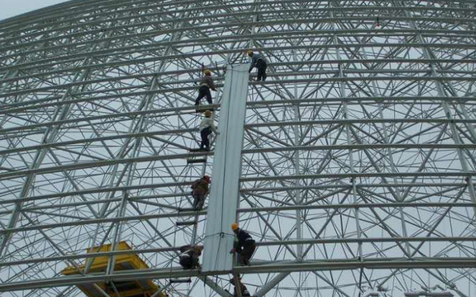 广安网架装配好以后应当留神哪八项验收事件